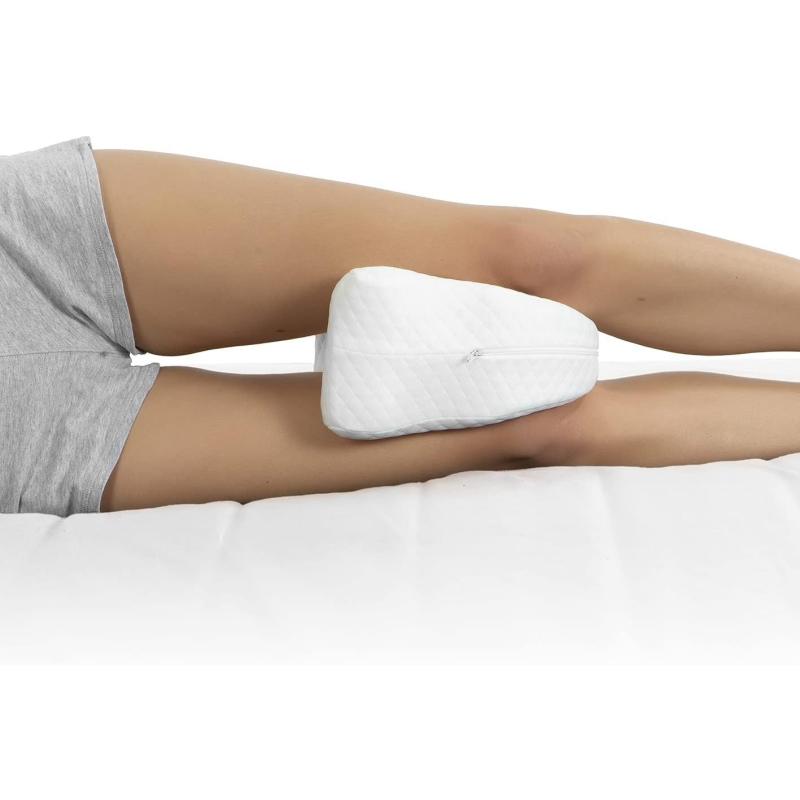 MAXXMEE Seitenschläfer-Kissen Kissen aus Memory-Schaum Mit kühlender Gel-Schicht und hoher Atmungsaktivität Mit abnehmbarem Bezug