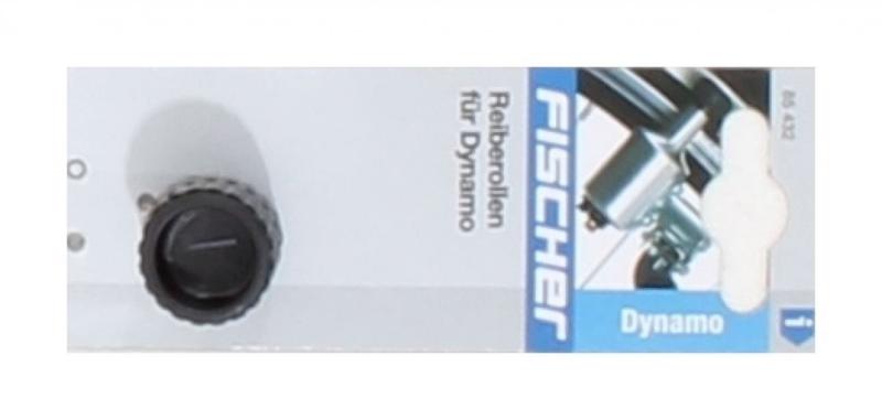 Fischer Dynamoreiberollen, Schwarz, One Size 