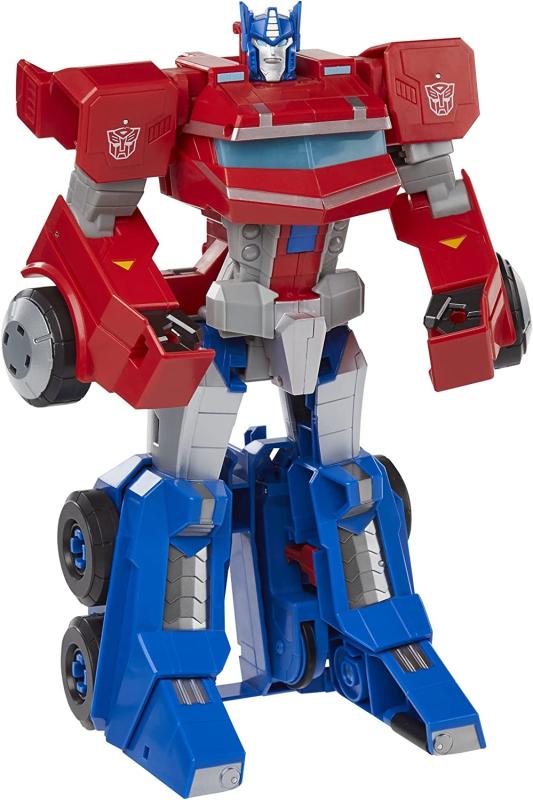 Transformers Spielzeug Bumblebee Cyberverse Adventures Roll N’ Change OPTIMUS PRIME Figur, 25 cm