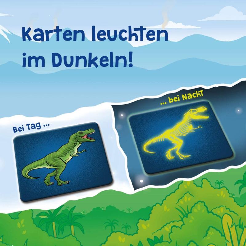 KOSMOS - Welcher Dino leuchtet da? Memo-Spiel, leuchtet im Dunkeln