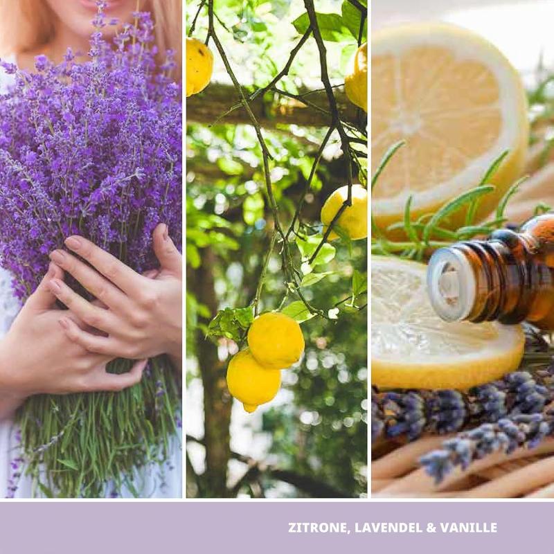 Yankee Candle Duftkerzen Geschenkset | Lemon Lavender Gefüllte Votivkerze | Sojamischung Wachsmischung | 3 Stück