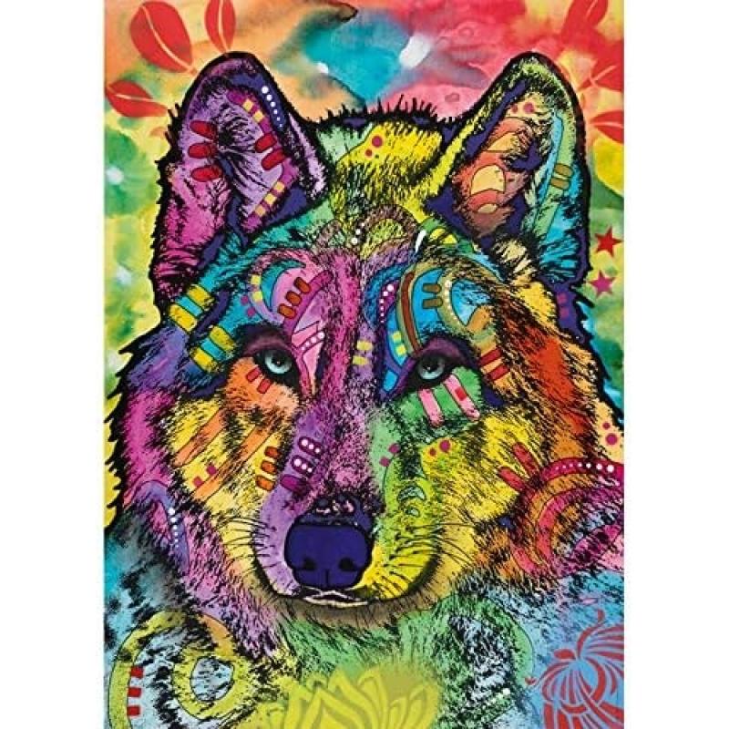 HEYE 29809 Wolf's Soul Standard 1000 Teile, Dean Russo, Jolly Pets, White
