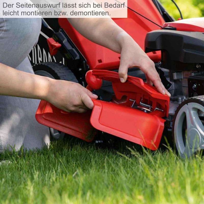 Scheppach Benzin Rasenmäher MS173-51 mit Antrieb | 51cm Breite | 4,1 PS Leistung