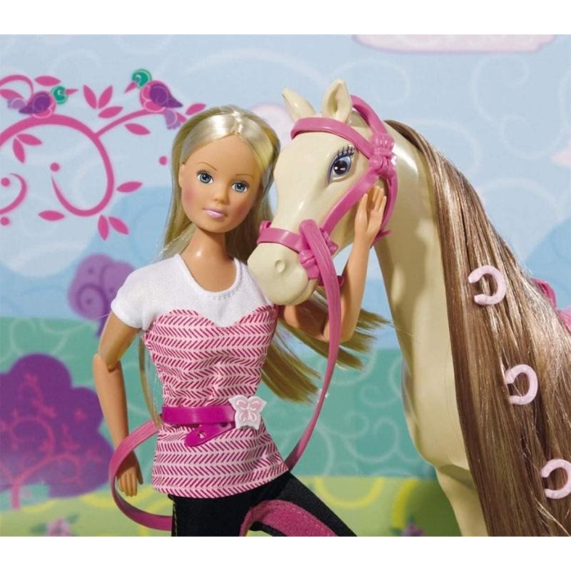 Steffi Love Reitausflug, Puppe mit Pferd 