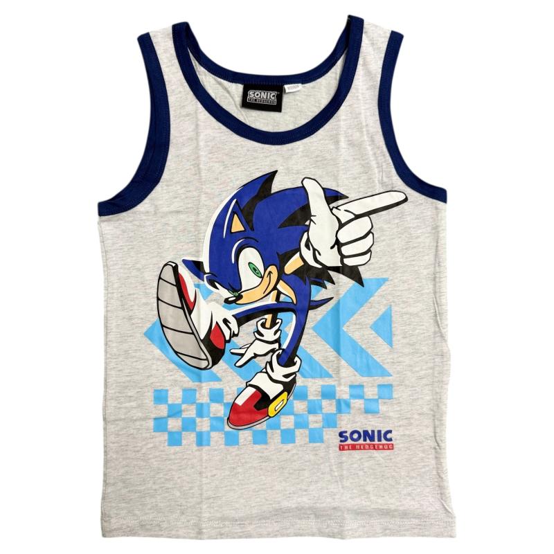 SONIC the Hedgehog - 2er Pack Kinder Lizenz Unterhemd 134/140