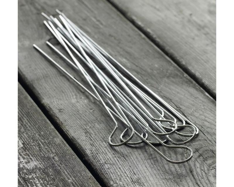 Weber 8402 Spieße Set, Doppelspieße, Fleischspieße, Gemüsespieße, Fruchtspieße, 8 Stück AUSSTELLUNGSSTÜCK