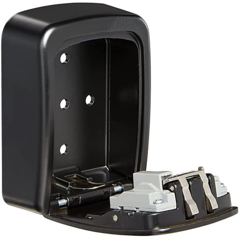 Burg-Wächter Schlüsseltresor mit 4-stelligem Zahlencode für außen und innen, Sicher, Wandmontage, Key Safe 30 SB, Schwarz
