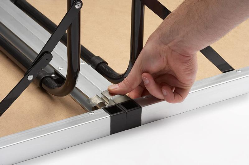 Meister Multifunktionstisch 3-teilig - 30 kg Tragkraft je Tisch (100 x 60 cm) - 4-fach höhenverstellbar - Klappfunktion