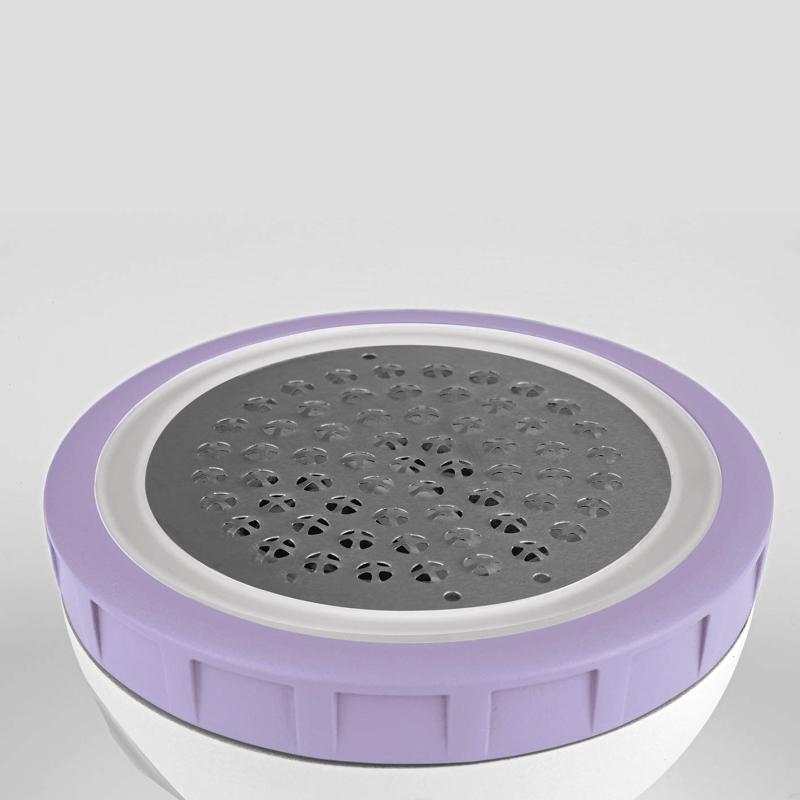 MIWIAM Hornhautentferner 3 in 1 mit LED-Licht, Handlicher Hornhautentferner mit grobem und feinem Hobel-Aufsatz