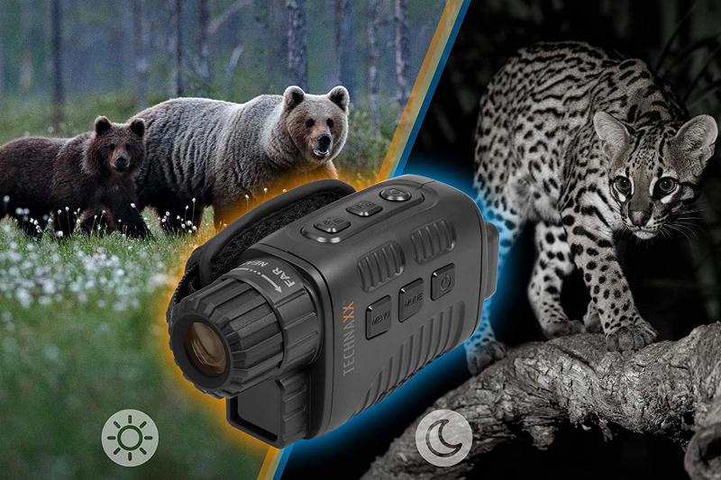 Technaxx Night Vision TX-141 4862 Nachtsichtgeraet mit Digitalkamera 4 x 24mm Generation Digital