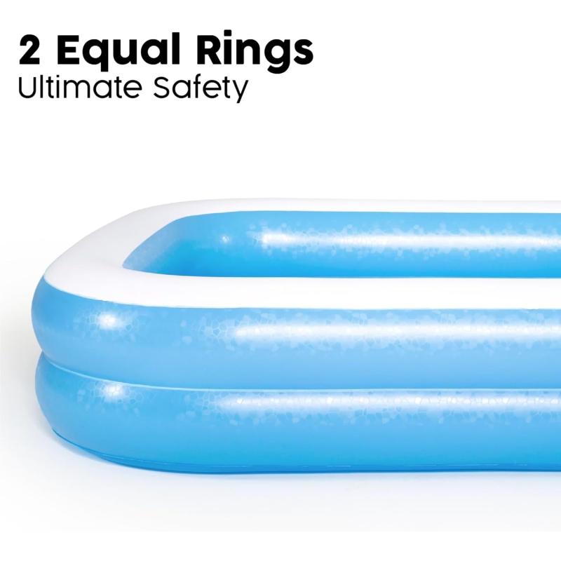 Bestway 54006 - Family Pool Planschbecken 262x175x50cm Türkis