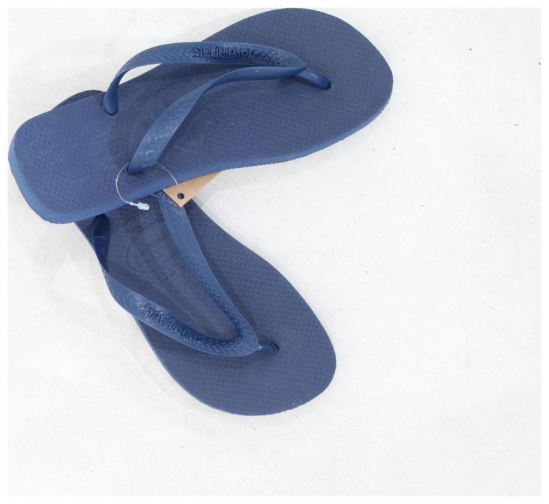 Havaianas Unisex Bade Sandalen Zehentrenner blau flip flops (navy blue) EU 39/40 