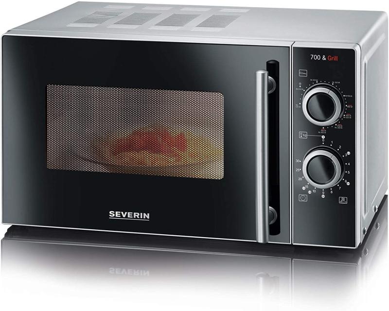 Severin Mikrowelle mit Grill MW7875 silber
