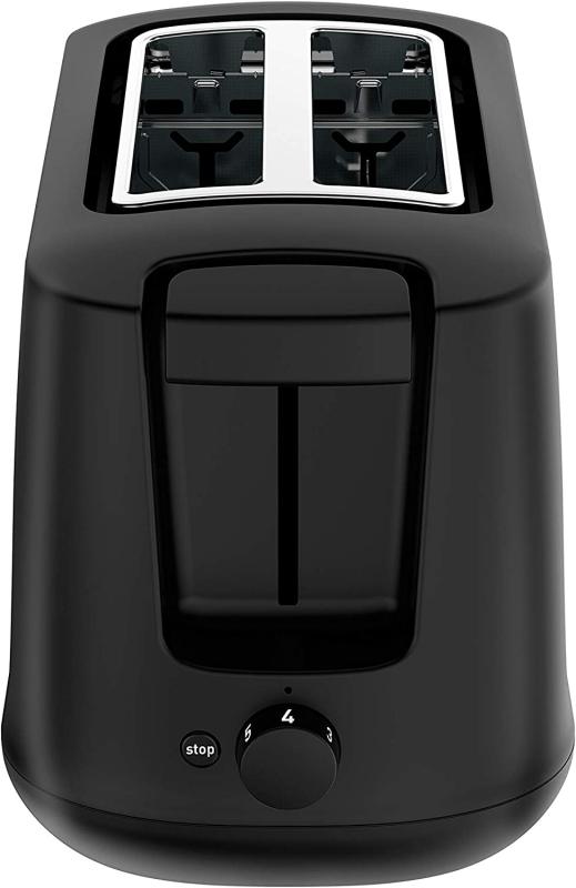 Tefal TT165N Principio Select Toaster (850 Watt, 7 Bräunungsstufen, Krümelschublade, Hebe-Funktion, Brötchenaufsatz) schwarz