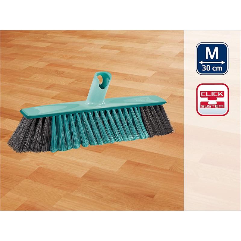 Leifheit Allround Besen XTRA Clean 30 cm mit X-Borsten, Besenkopf ohne Stiel