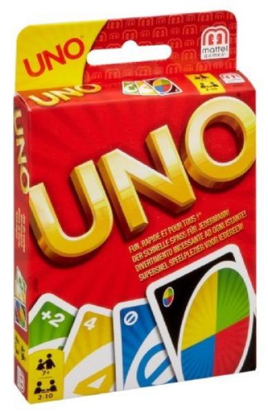 Mattel W2087 - Uno, Karten Spiel Gesellschaftsspiel Familienspiel Reise VERPACKUNGSSCHADEN