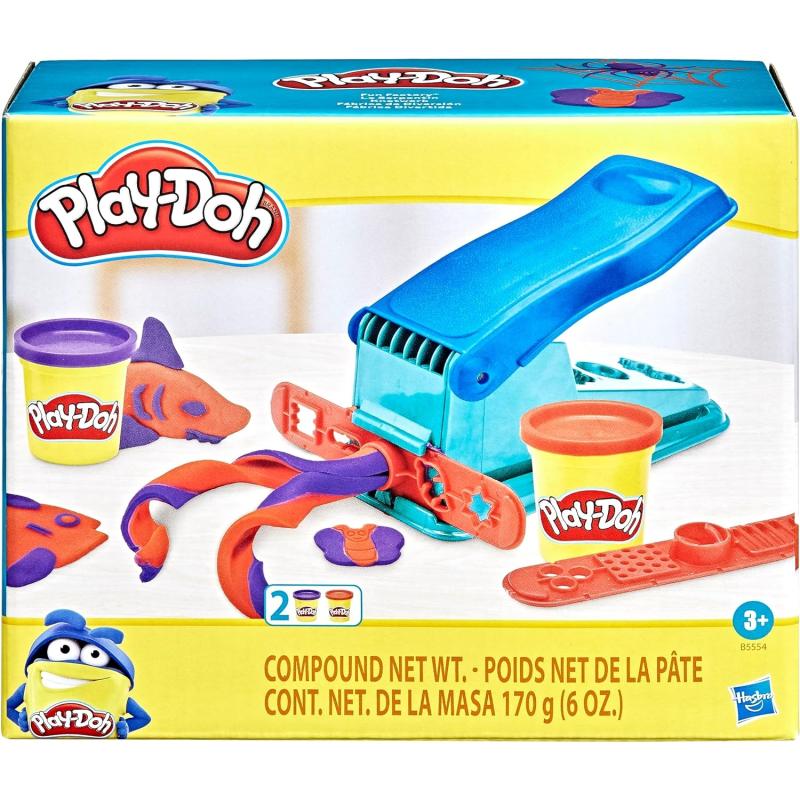 Play-Doh B5554 Knetwerkpresse inkl. 2 Dosen Knete, für fantasievolles und kreatives Spielen