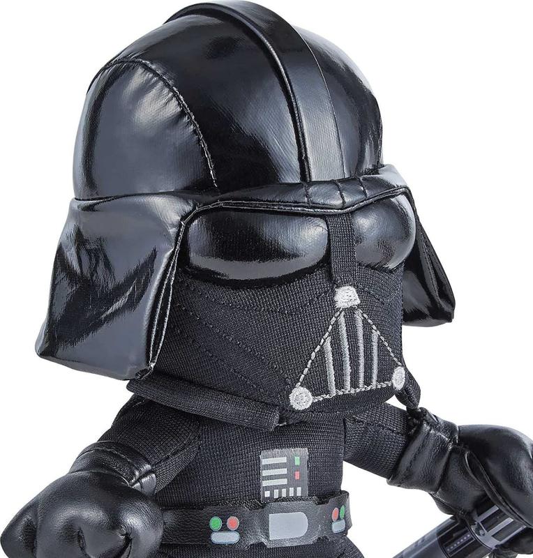 Disney Star Wars GXB31 - Darth Vader Plüschfigur (ca. 19 cm) mit aufleuchtendem Lichtschwert