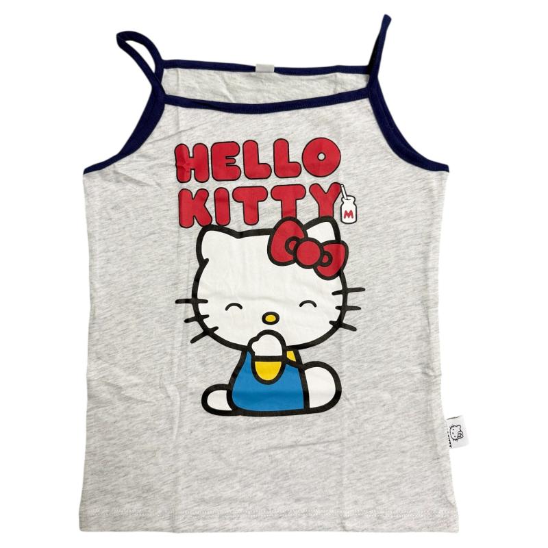 HELLO KITTY 2er Pack Kinder Lizenz Unterhemd 134/140