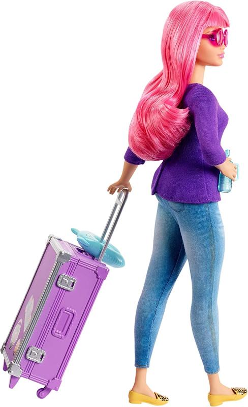 Barbie FWV26 -Puppe Daisy (kurvig mit pinkfarbenem Haar) und Kätzchen