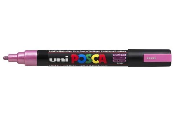 uniball Pigmentmarker POSCA PC5M, rosa metallic PC5M REM