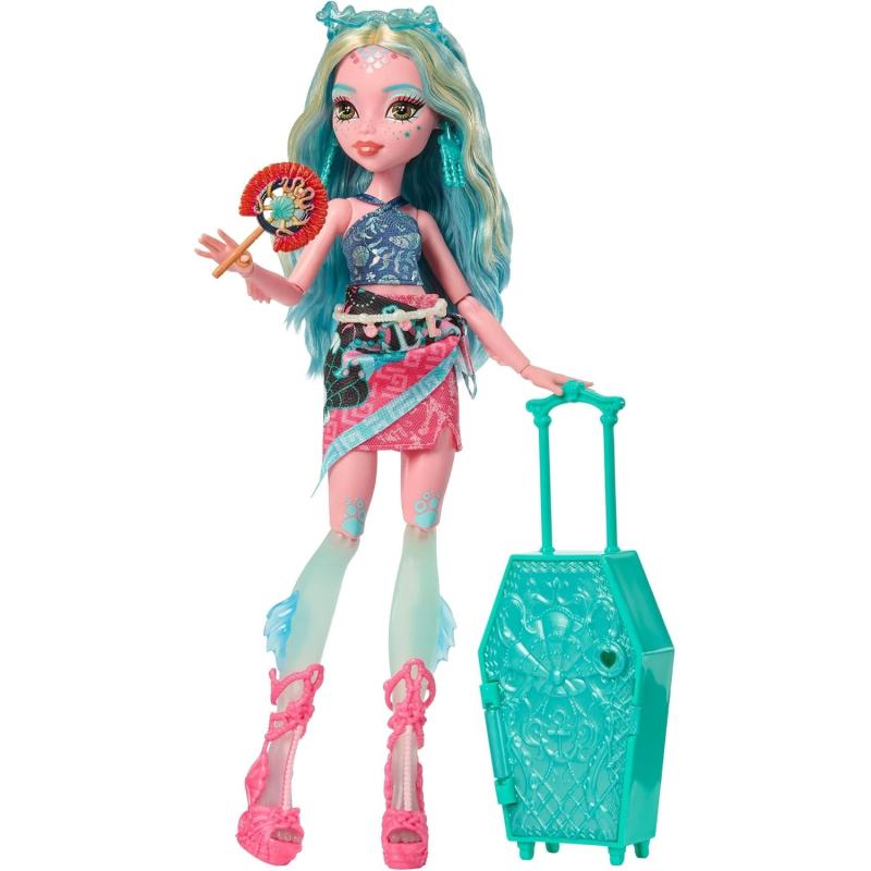 Monster High JDR51 - Verborgene Schätze Oase - LAGOONA BLUE - Puppe und Zubehörteile