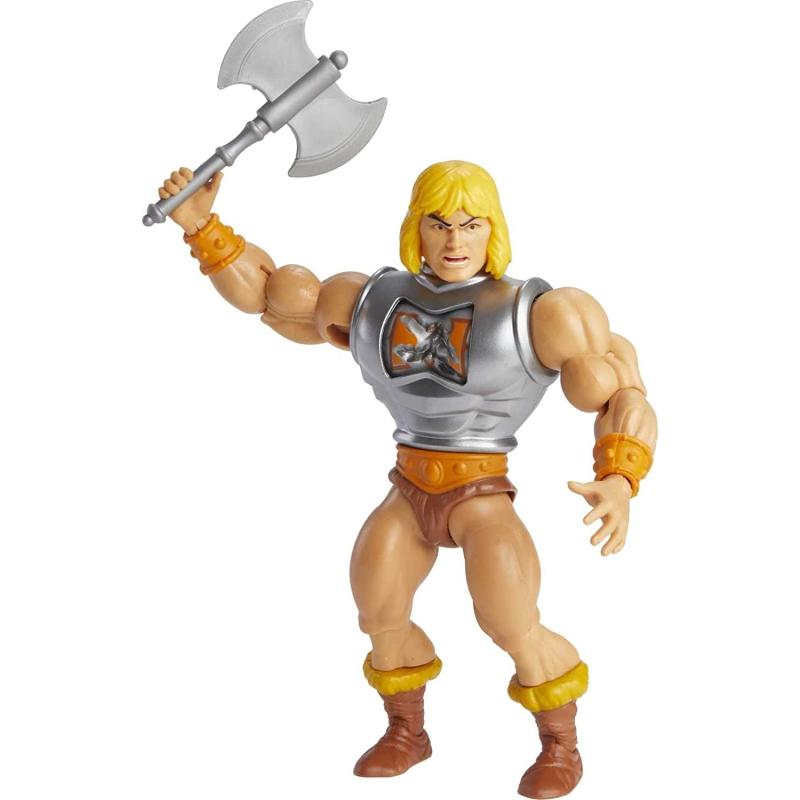 Masters of the Universe GVL76 - Origins Deluxe He-Man Actionfigur, ca. 14 cm groß