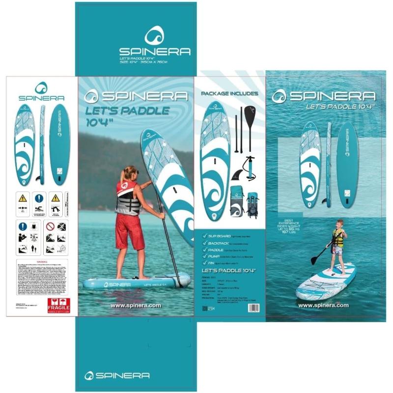SPINERA SUP Lets Paddle - Stand Up Paddelboard AUSSTELLUNGSSTÜCK