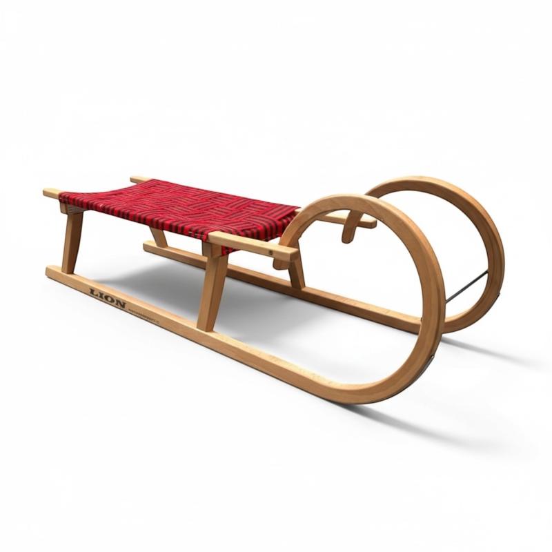 WESTSIDE Hörnerrodel 110 cm Schlitten aus Buchenholz