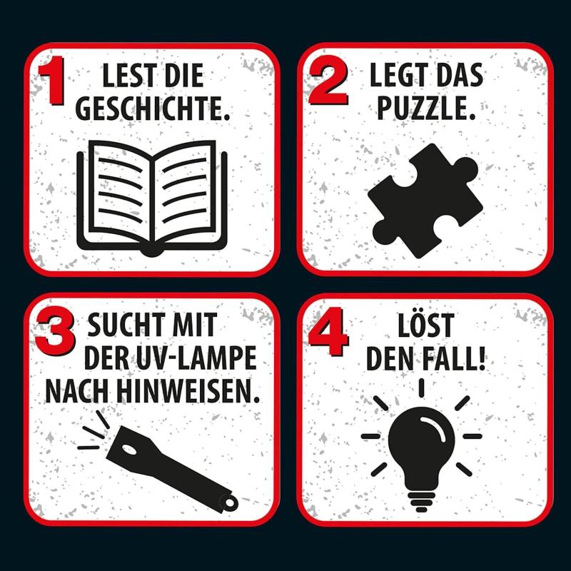 KOSMOS 697976 Krimi Puzzle Die drei ??? Die Villa der Rätsel, 300 Teile