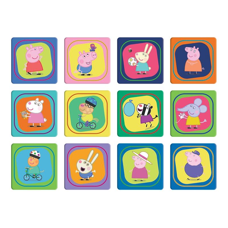 Trefl 93331 - 2 in 1 Puzzles + Memo Peppa Pig