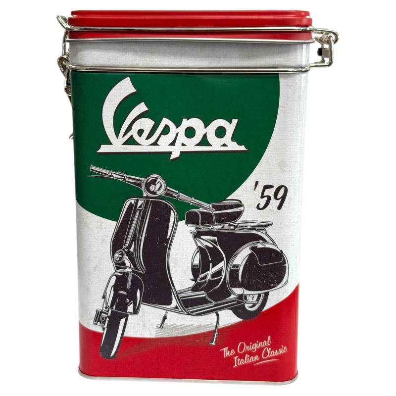 Nostalgic-Art Aufbewahrungsdose VESPA - Kapazität 1,3 Liter - Maße: 7,5 x 11 x 17,5 cm (L x B x H)