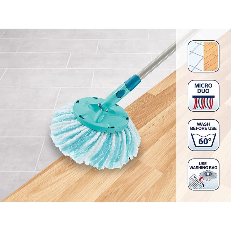 LEIFHEIT Ersatzkopf CLEAN TWIST Disc Mop Ergo micro duo 