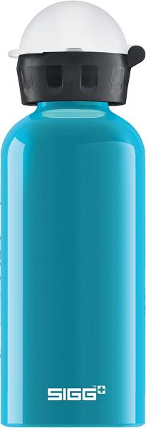 SIGG KBT Waterfall Kinder Trinkflasche aus Aluminium (0.4 L) Türkis REAL + OTTO