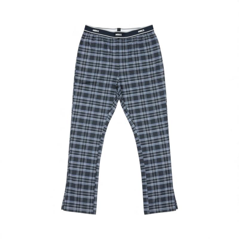 MEXX 194020 Herren Pyjama Schlafanzug Lang Rundhals Navy/Karriert DIVERSE Größen