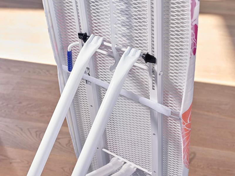 Leifheit Bügeltischbezug Cotton Comfort Universal, für Bügelflächen bis max. 140 x 45 cm, mit extra dicker Polsterung, elastischem Gummizug