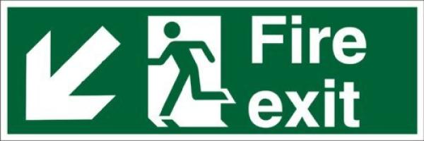 Stewart Superior- Feuertreppe nach unten Pfeil nach links