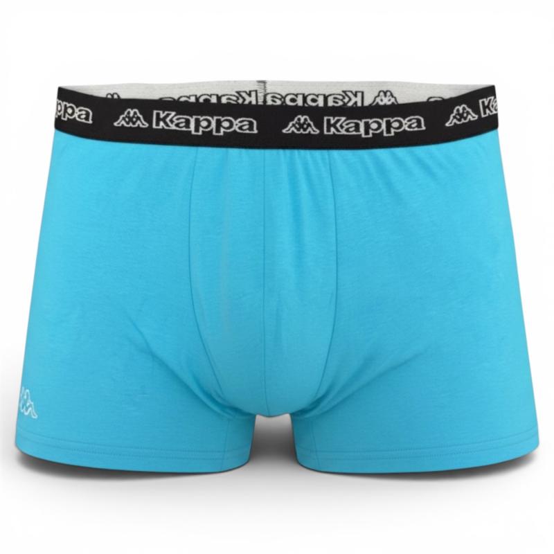 KAPPA 4er Pack Herren Boxershort (18-3949) Black-Blue-Turquoise Gr. L