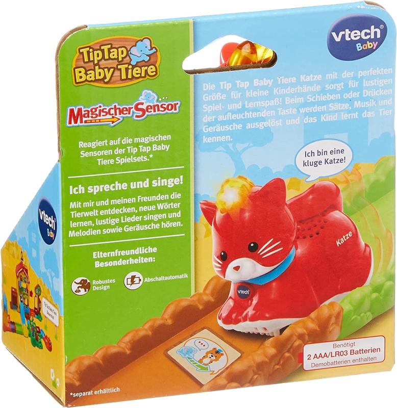 VTech - Tip Tap Tiere - Katze, rot