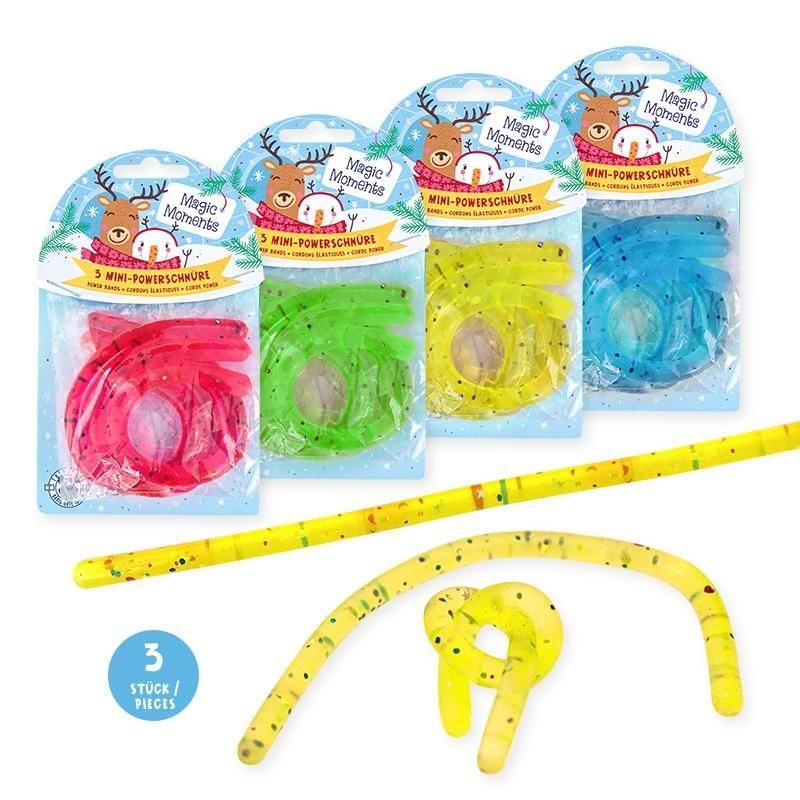 4er Pack Magic Moments MINI-POWERSCHNÜRE Inhalt 3 Stück - Farblich Sortiert