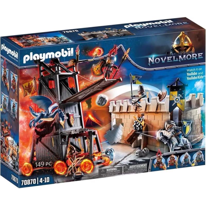 PLAYMOBIL 70870  Novelmore - Spielset, Angriff mit dem Kampfturm