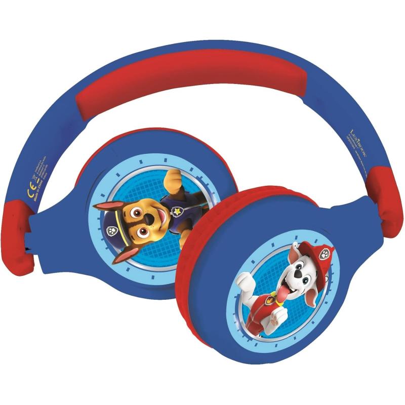 LEXIBOOK 2-in-1-Bluetooth & Kabelgebundene Kopfhörer PAW PATROL
