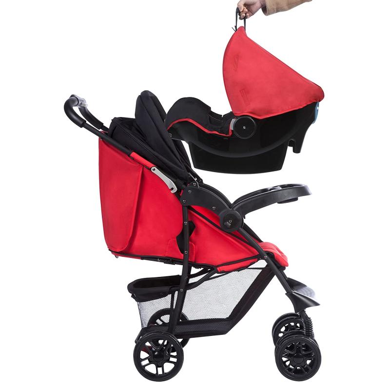 Safety 1st Taly praktischer 2 in 1 Duo Kinderwagen Buggy +  Babyschale, rot