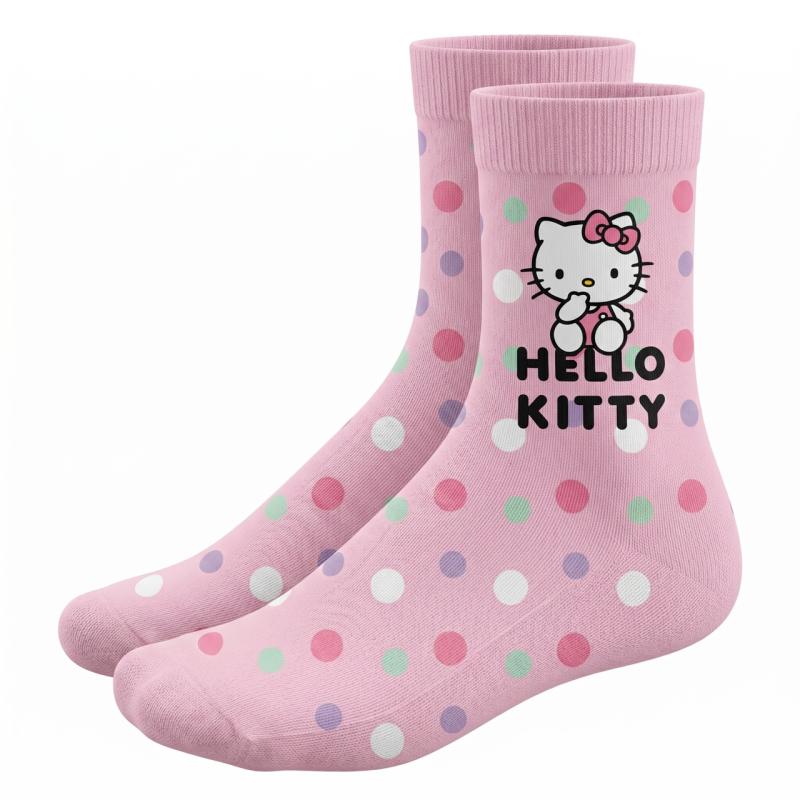 HELLO KITTY 1 Paar Kinder Zaubersocken Rosa 32-36