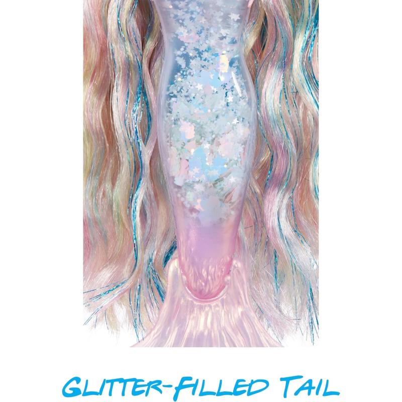 Mermaze Mermaidz Winter Waves - KISHIKO - Meerjungfrauen-Puppe, Flosse mit Farbwechsel, Schwanz mit Glitzerfüllung