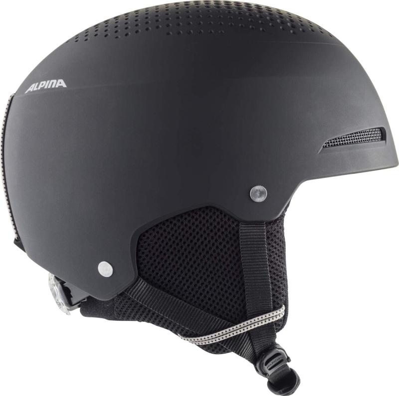 ALPINA Unisex - Kinder, ZUPO Skihelm, black matt, 51-55 cm