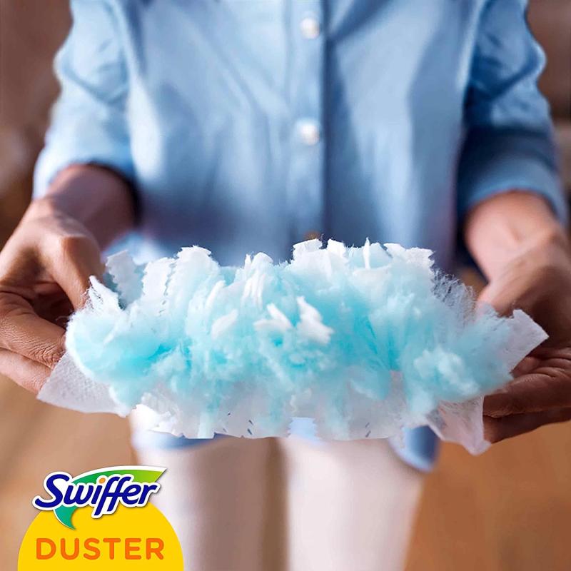 Swiffer DUSTER Staubmagnet mit Febreze Frische, Staubwedel + 3 Tücher