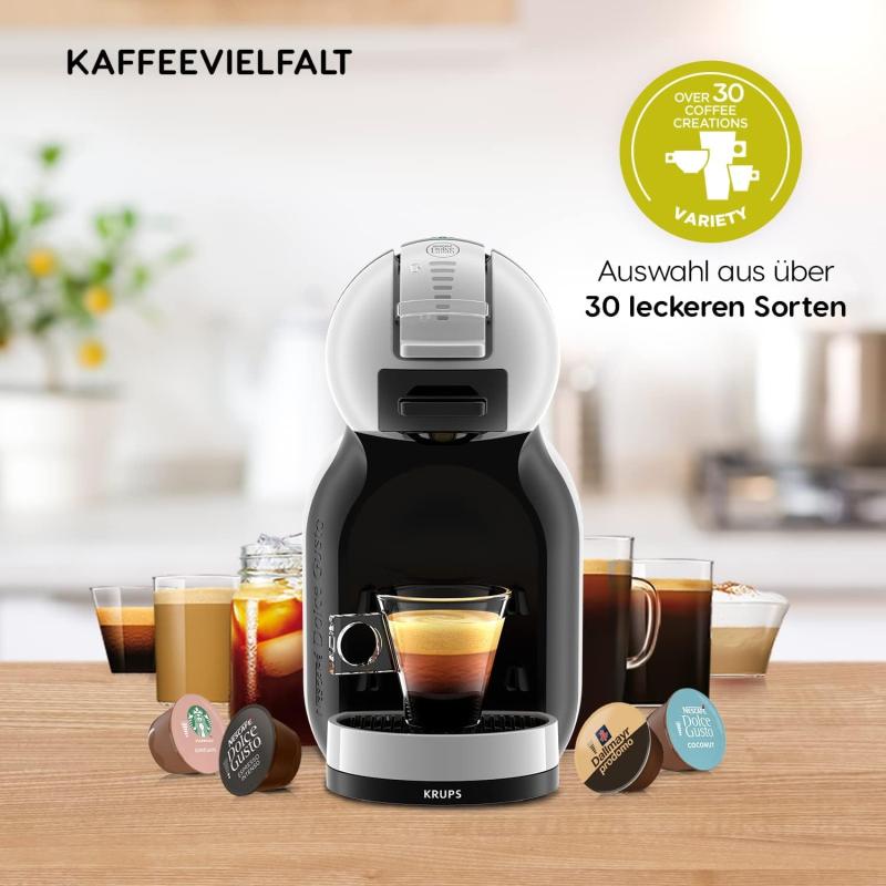 Krups KP123B Dolce Gusto Maschine Mini Me, 1500 Watt, GRAU GEBRAUCHT