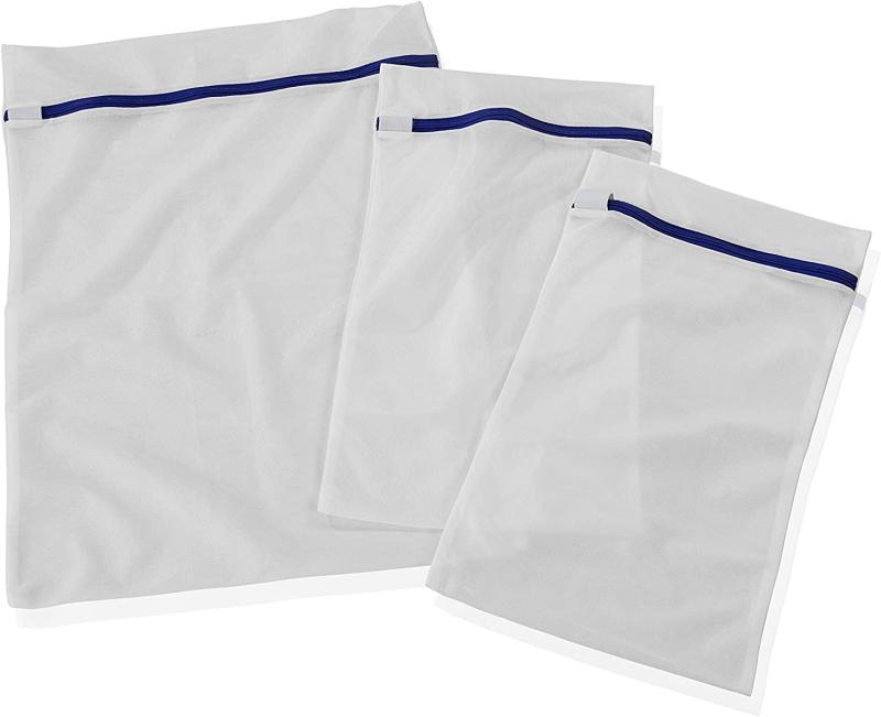 Leifheit Wäschenetz 3er Set, Wäschebeutel in zwei Größen für bis zu 2kg Wäsche