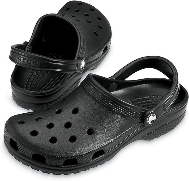 Crocs Unisex-Erwachsene Classic Clogs - Schwarz (Black) 38/39 EU